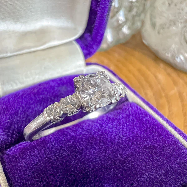 Vintage Diamond Engagement Ring, RBC 0.41ct. - Image 2