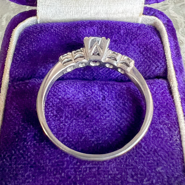 Vintage Diamond Engagement Ring, RBC 0.41ct. - Image 3