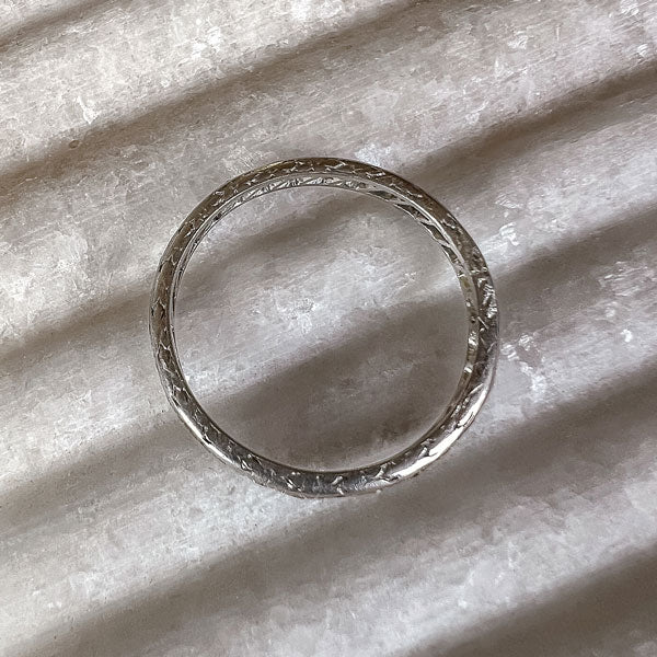 Vintage Diamond Eternity Wedding Band Ring, Size 9 1/2 - Image 3