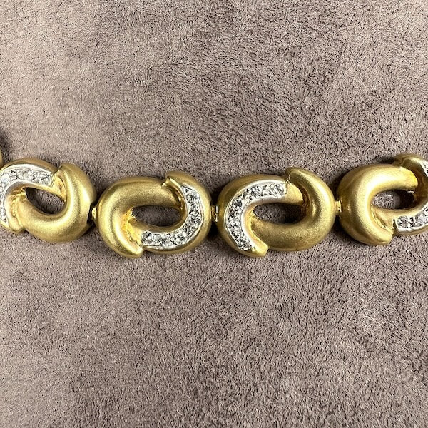 Vintage Diamond Link Necklace - Image 2