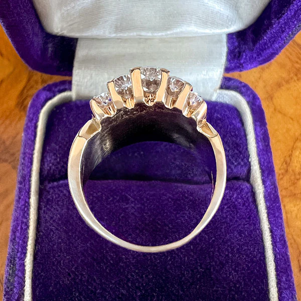 Vintage Diamond Cocktail Ring - Image 5