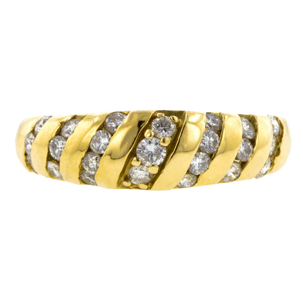 Vintage Diamond Striped Band
