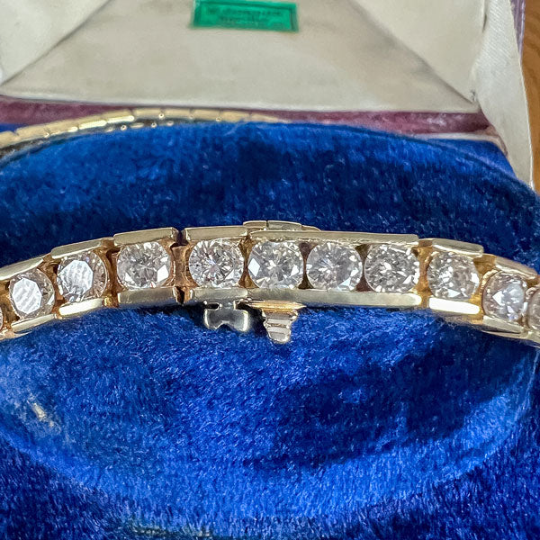 Vintage Diamond Tennis Bracelet - Image 3