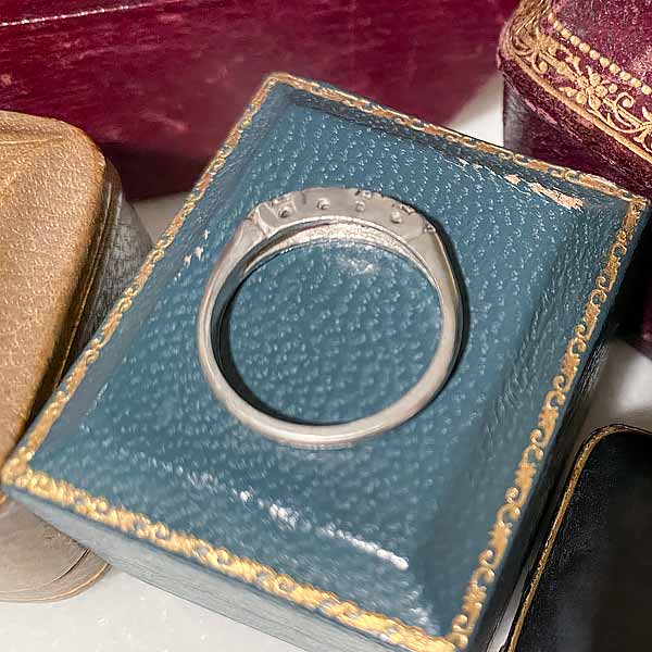 Vintage Diamond Wedding Band Ring, Size 6 3/4 - Image 5