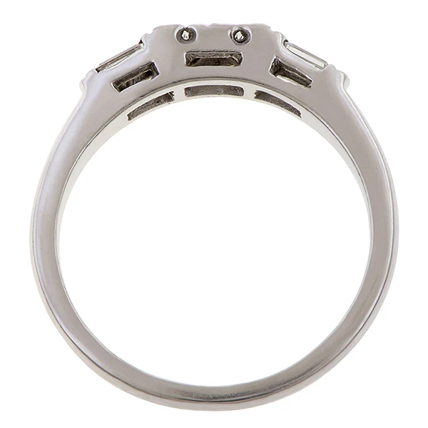 Vintage Diamond Wedding Band Ring, Size 8 1/4 - Image 5