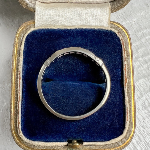 Vintage Diamond Wedding Band Ring, Size 8 - Image 4