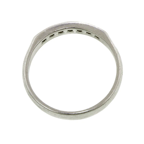 Vintage Diamond Wedding Band Ring, Size 8.25 - Image 2