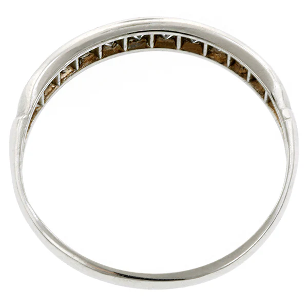 Vintage Diamond Wedding Band Ring, Size 6.25 - Image 4
