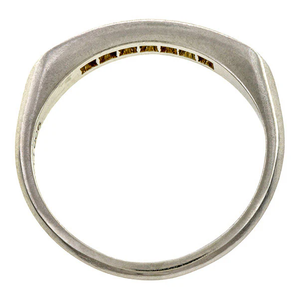 Vintage Diamond Wedding Band Ring, Size 5.5 - Image 4