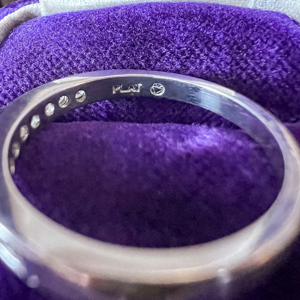 Vintage Diamond Wedding Band Ring, Size 5 3/4 - Image 5