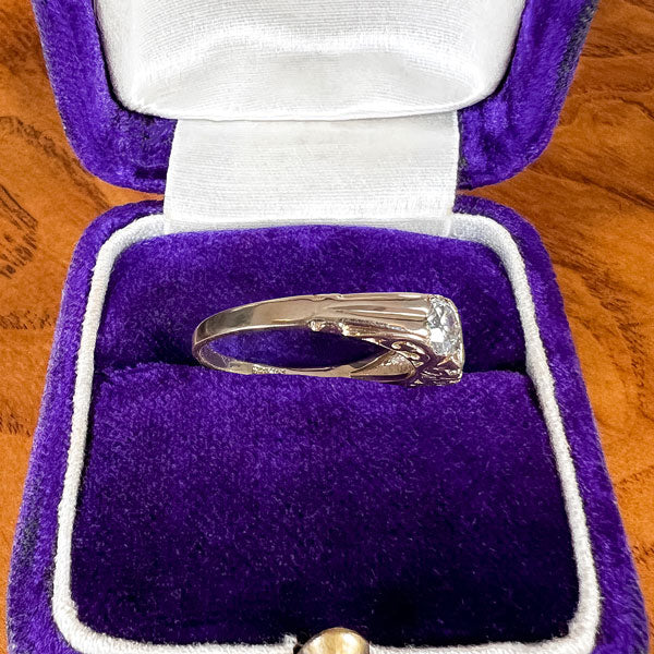 Vintage Emerald & Diamond Ring - Image 3