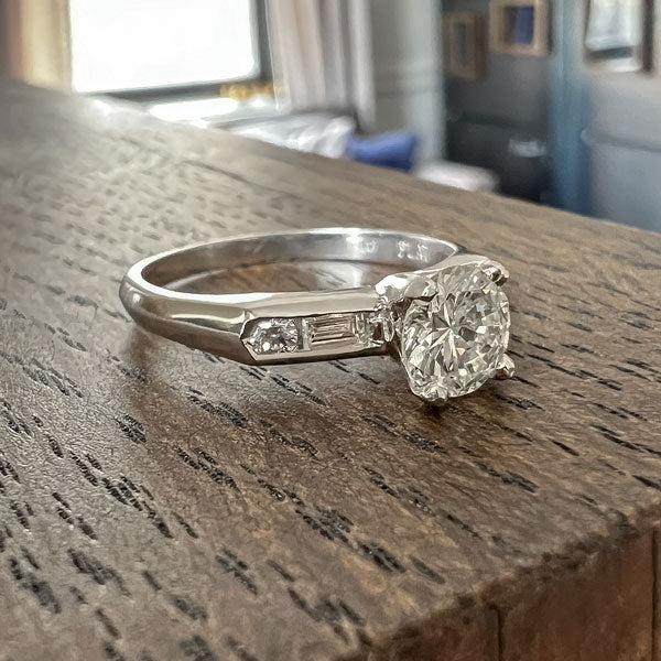 Vintage Diamond Engagement Ring, RBC 0.65ct - Image 3