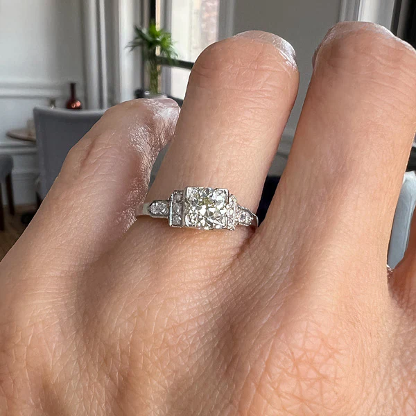 Art Deco Engagement Ring, 0.70ct. - Image 2
