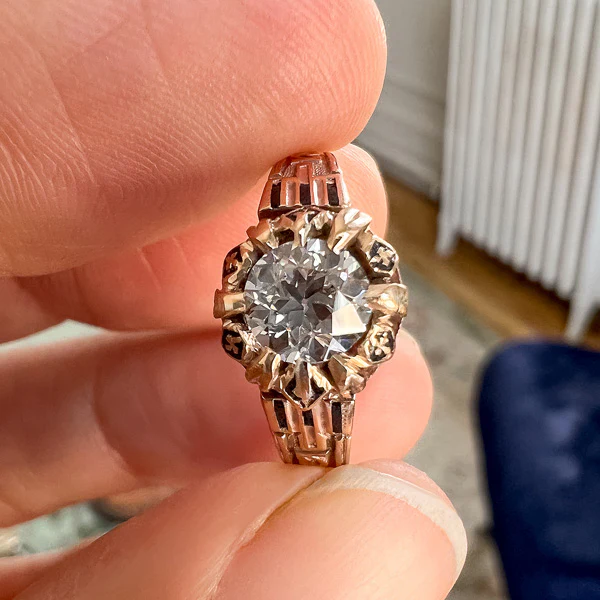 Vintage Solitaire Engagement Ring, Circular Brilliant 0.71ct. - Image 6