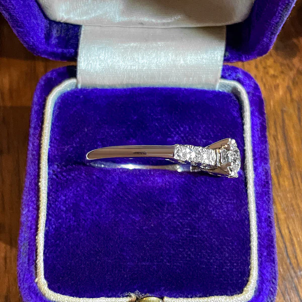 Vintage Engagement Ring, Old Euro 0.55ct. - Image 4