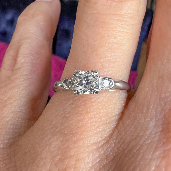 Vintage Engagement Ring, RBC 0.44ct. - Image 2