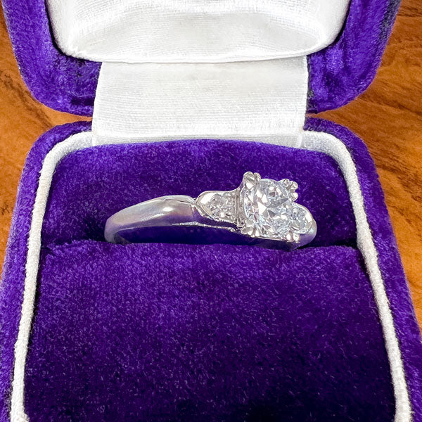 Vintage Engagement Ring, RBC 0.44ct. - Image 3