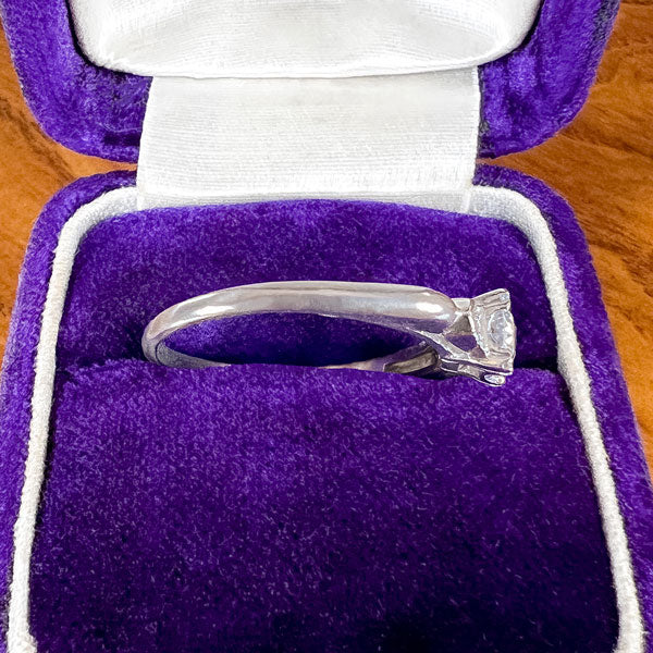 Vintage Engagement Ring, RBC 0.44ct. - Image 4
