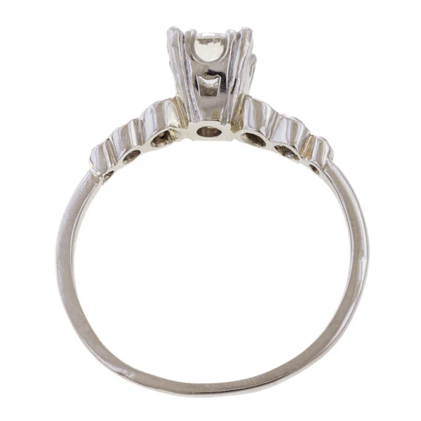 Vintage Engagement Ring, RBC 0.45ct. - Image 4