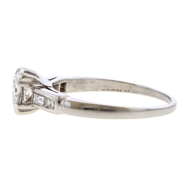 Vintage Engagement Ring, RBC 0.50ct. - Image 3