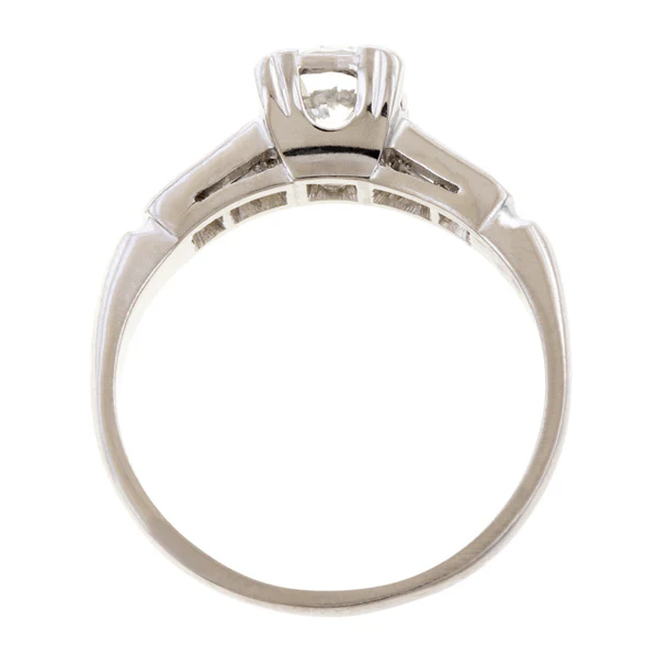 Vintage Engagement Ring, RBC 0.50ct. - Image 4