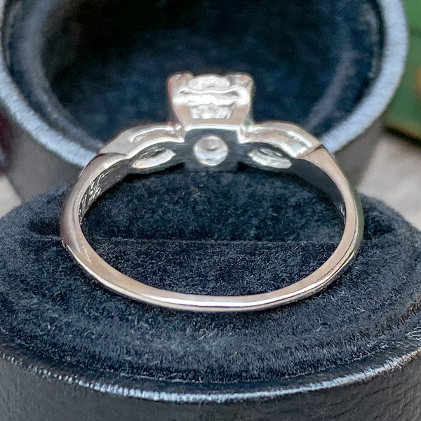 Vintage Engagement Ring, RBC 0.75ct. - Image 5