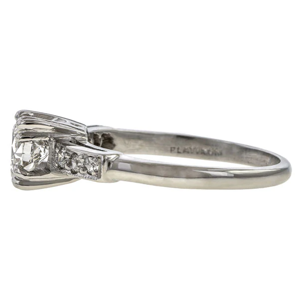 Vintage Engagement Ring, RBC 0.75ct. - Image 3