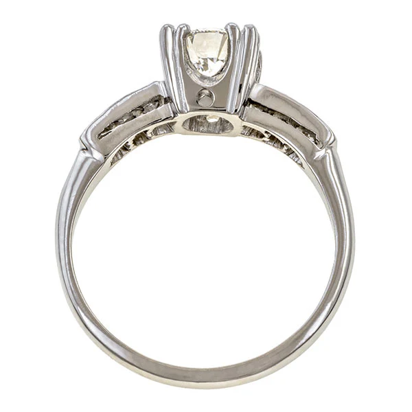 Vintage Engagement Ring, RBC 0.75ct. - Image 4