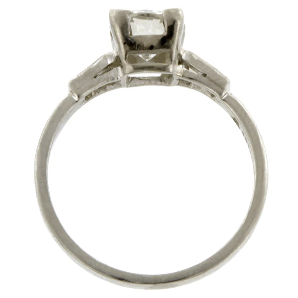 Vintage Engagement Ring, RBC 0.96ct - Image 5