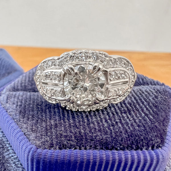 Vintage Engagement Ring, RBC 1.05ct. - Image 3