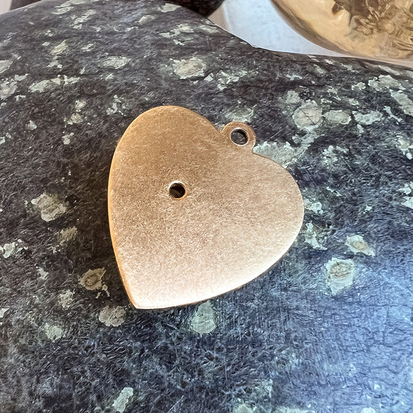 Vintage Heart Charm Pendant - Image 2
