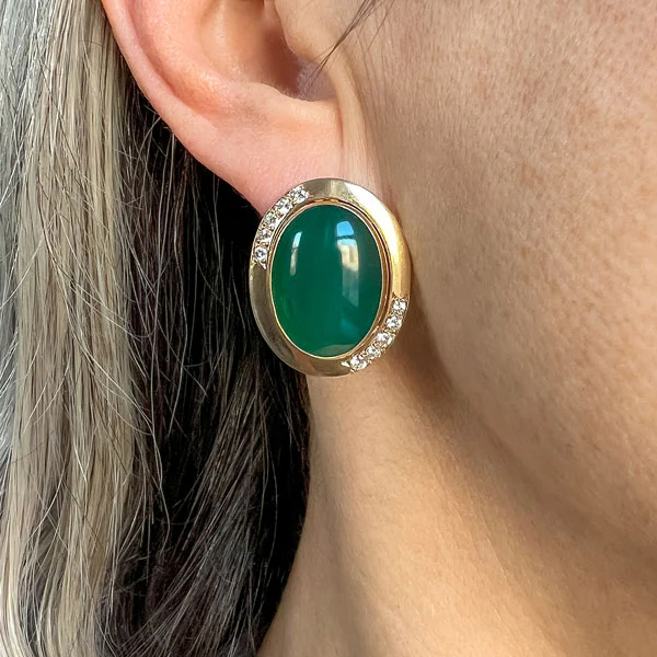 Vintage Interchangeable Stone Earrings