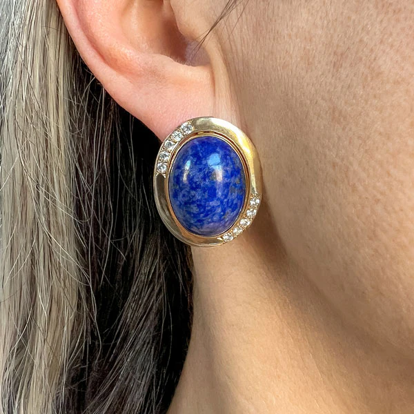 Vintage Interchangeable Stone Earrings - Image 3