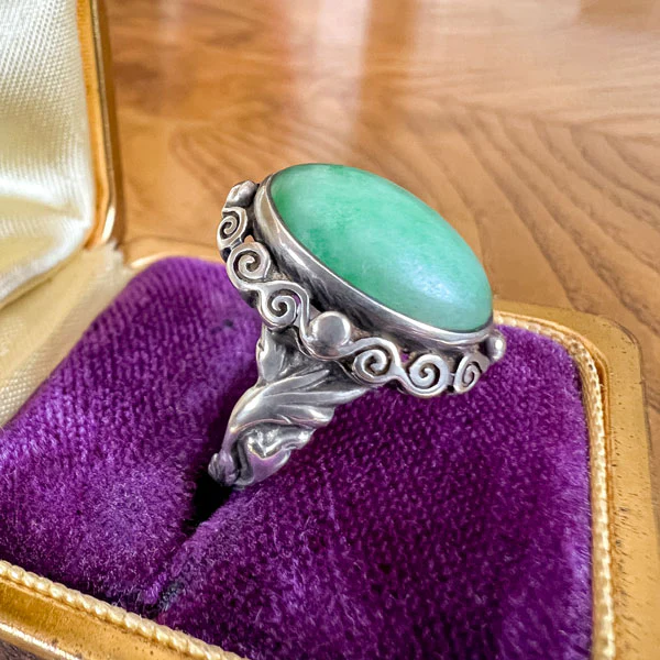 Vintage Jade Ring - Image 4
