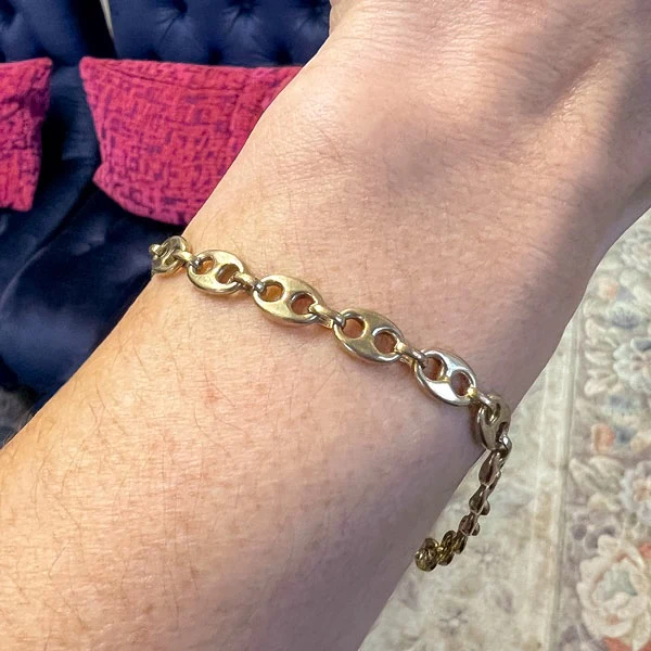 Vintage Mariner Link Bracelet - Image 2