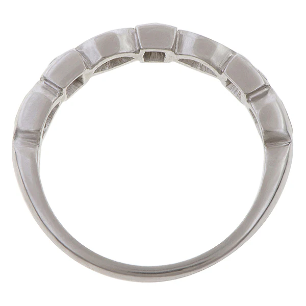 Vintage Marquise Diamond Band Ring, Size 6 - Image 4
