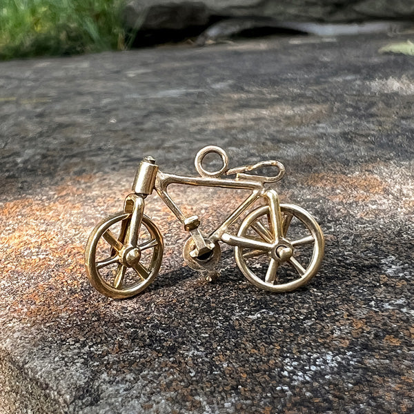 Vintage Mechanical Bicycle Charm
