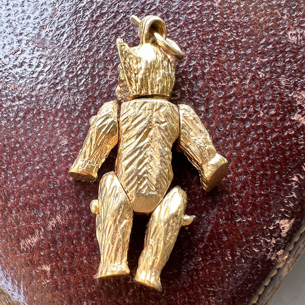 Vintage Movable Bear Charm Pendant - Image 2