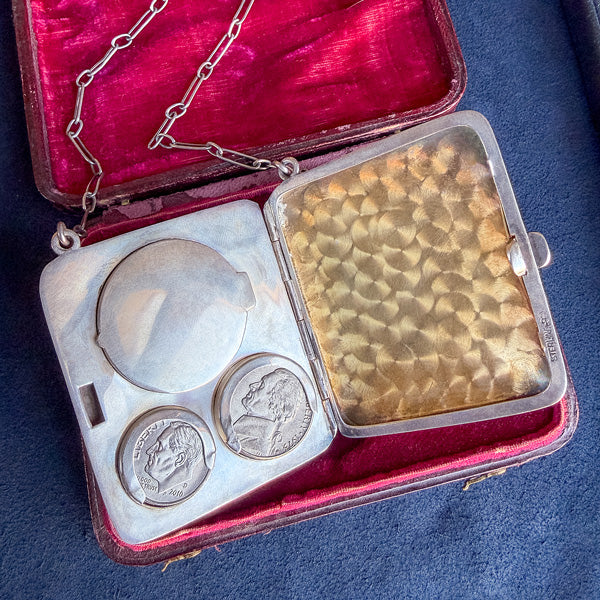 Vintage Necessaire/ Minaudiere Coin Case - Image 2
