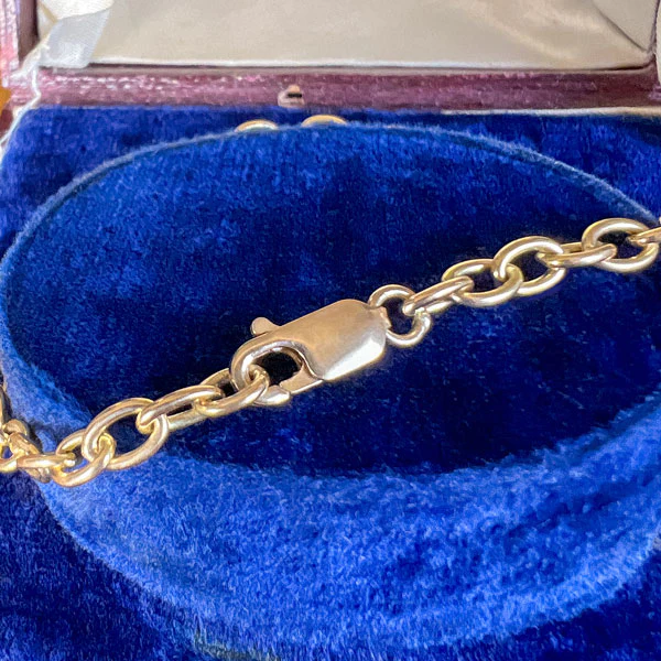 Vintage Oval Link Chain Bracelet - Image 3