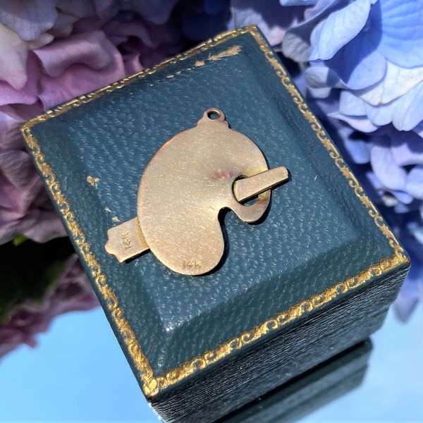 Vintage Painter's Palette Charm - Image 2