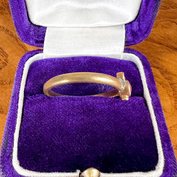 Vintage Pink Stone Ring - Image 3