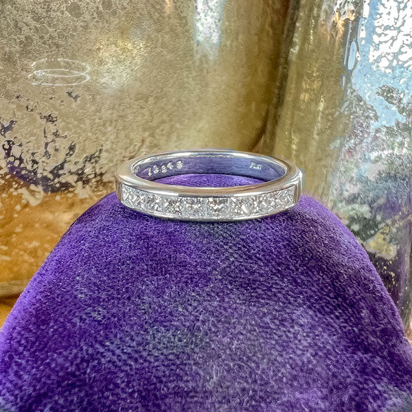 Vintage Diamond Wedding Band Ring, Size 5 3/4 - Image 2