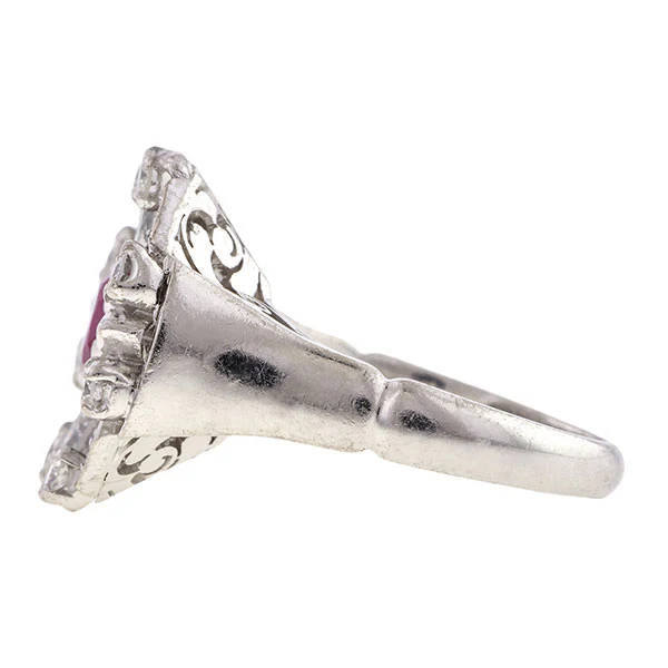 Vintage Ruby & Diamond Ring - Image 3
