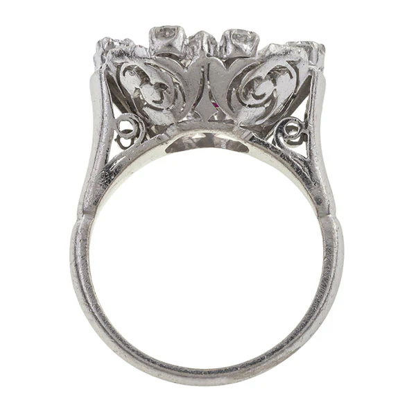 Vintage Ruby & Diamond Ring - Image 4