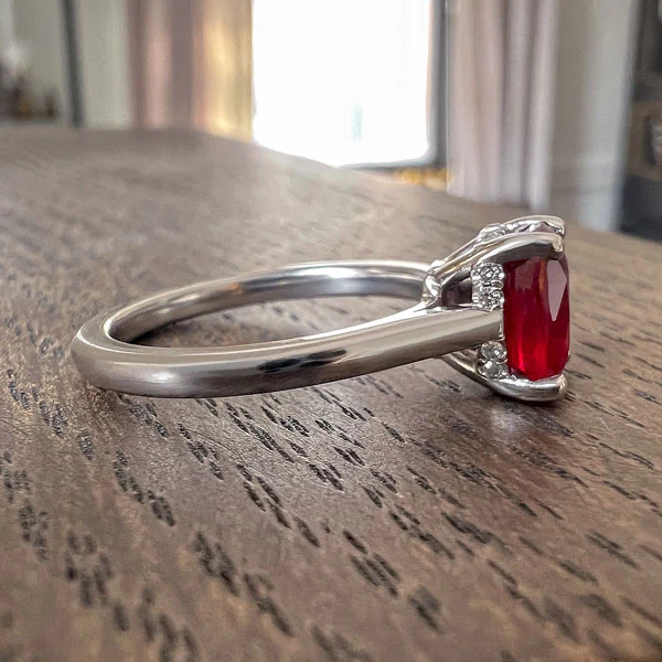 Vintage Ruby & Diamond Ring - Image 4