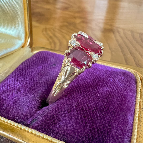 Vintage Ruby & Diamond Ring - Image 3