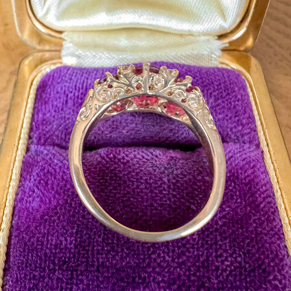 Vintage Ruby & Diamond Ring - Image 4
