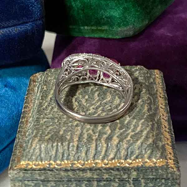 Vintage Ruby & Diamond Ring - Image 5
