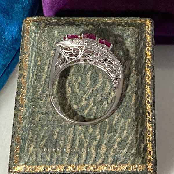Vintage Ruby & Diamond Ring - Image 6